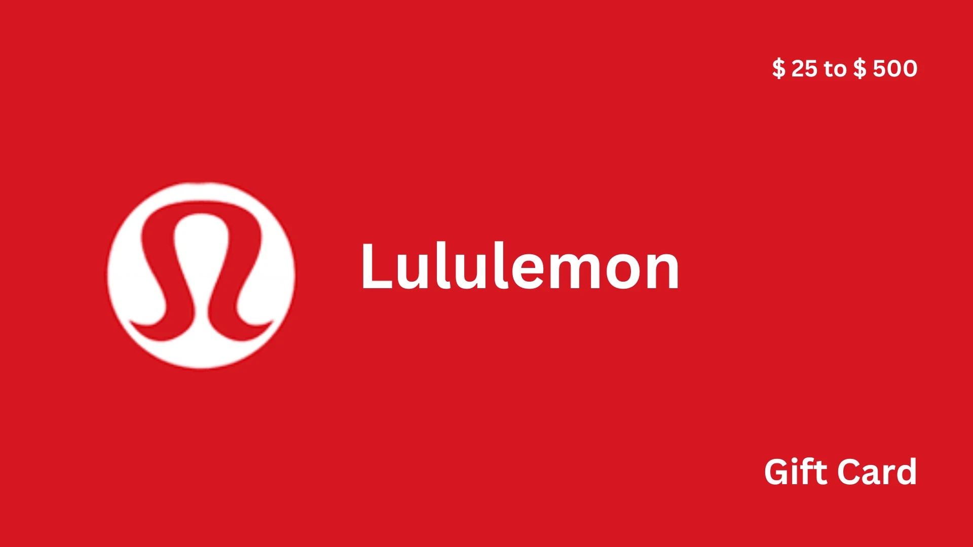 Lululemon Gift Card