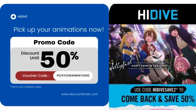 HIDIVE Promo Code - Get 50% Off Coupons Sep 2024